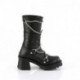 Bottes Chaînes Demonia Bratty-120 : Le Goth Féminin Radical