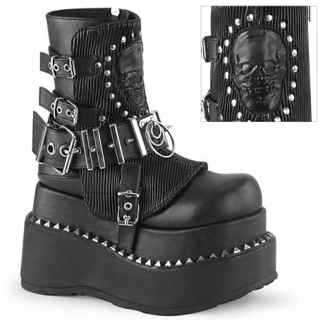 Chaussures Gothiques Demonia Bear-150 - Bottines Plateforme Punk