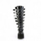 Demonia swing 815 noire vernie mollets forts