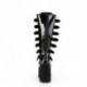 Demonia swing 815 noire vernie mollets forts