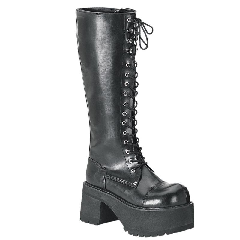 Botte ranger compens e noire Demonia gothique