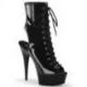 Bottine Pole Dance Ouverte Vinyle | Plateforme & talon 15 cm DEL-1016