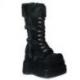 Chaussure Gothique Demonia Bear Fourrure - Bottes Plateforme Hiver