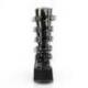 Chaussures Gothiques Demonia Cult Swing-230C Femme - Bottes Transparentes Fumées Plateforme