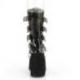 Chaussures Gothiques Demonia Cult Swing-230C Femme - Bottes Transparentes Fumées Plateforme