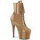 Bottine pole dance "Adore" Pleaser Shoes "Caramel" à talon 18 cm plateforme 7 cm