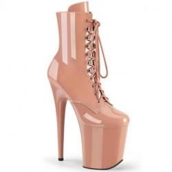 Bottine Pole Dance exotic flamingo XXXXXXX talon aiguille 20 cm Pleaser