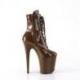 Bottine Pole Dance exotic flamingo XXXXXXX talon aiguille 20 cm Pleaser