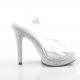 Sandale soirée transparente avec talon strass 12 cm