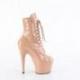 chaussure pole dance "Adore" Pleaser Shoes blush talon 18 cm plateforme 7 cm