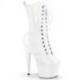 Chaussure pole dance blanche vernie avec plateforme blanche vernie - pleaser