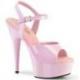 Chaussure pole dance rose talon 15 cm Pleaser DEL609/BP/M