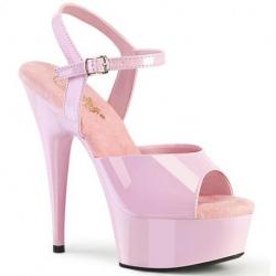Chaussure pole dance rose talon 15 cm Pleaser DEL609/BP/M