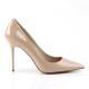 Escarpin nude ( beige-chair) talon haut 10 cm petite et grande taille 37