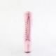 Bottine Pole dance rose vernie à talon 18 cm | Pleaser Adore 1040WR-HG