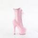 Bottine Pole dance rose vernie à talon 18 cm | Pleaser Adore 1040WR-HG