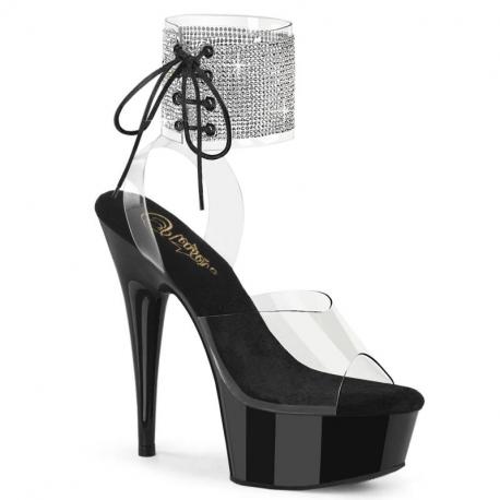 Sandale Pole Exotic DELIGHT-691 | Plateforme & Strass | Pleaser
