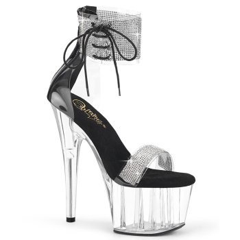 Chaussure pole exotic strass 18cm - ADO727RS/C-B/C - CLePied