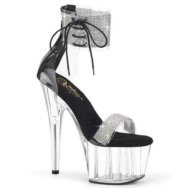 Chaussure pole exotic strass 18cm - ADO727RS/C-B/C - CLePied