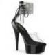Sandale Pole Exotic DELIGHT-624RS - Plateforme Brillante avec Bracelet cheville Strass