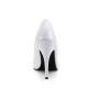 Escarpin blanc talon haut 12 cm petite et grande taille