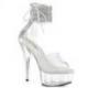 Sandale Pole Exotic DELIGHT-624RS | Plateforme Transparente & Strass
