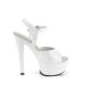 Chaussures Pole Dance blanches talon de 15 cm - Pleaser Shoes USA