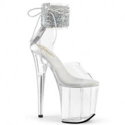 Sandale Pole Exotic Pro FLAMINGO-824RS Plateforme Cristal & Strass