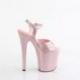 Chaussure pole dance rose pailleté talon 20 cm Pleaser FLAM809GP/BPG/M