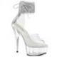 Sandale Pole Exotic Transparente & Strass | talon 15 cm | DEL624RS-02