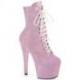 Chaussure pole dance rose pâle pailletée | Pleaser Adore 1020