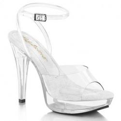 Sandale Plateforme Transparente Haut Talon - Collection Cocktail-506