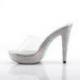 Mule de soirée strass & transparente | Talon 12 cm | du 34,5 au 44