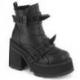Bottine Plateforme Gothiques Demonia Cult Assault-72 Mat - Combat | Femme