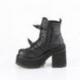 Bottine Plateforme Gothiques Demonia Cult Assault-72 Mat - Combat | Femme