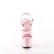 Sandale pole dance rose Pleaser talon 18 cm plateforme 7 cm