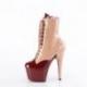 Chaussure pole dance Blush-Bordeaux talon 18 cm Pleaser ADO1020DC/BH-BY/M