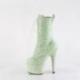 Chaussure pole exotic verte pailletée talon 18 cm Pleaser ADO1040GR/MTMCG/M
