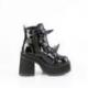 Chaussures Gothiques Plateforme Demonia Cult Assault-72 Vernies