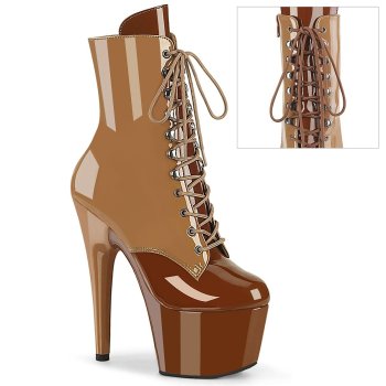 Chaussure pole dance caramel vernis 18cm - ADO1020DC/TF-CL/M - CLePied