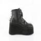 Bottines Wedge Demonia Cult femme Kera-68 : L'Occulte Assumé