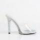 Mules Transparentes Strass GALA-01DSP | Talon Aiguille 11cm