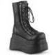 Chaussures Gothiques Demonia Bear Combat - Bottes Plateforme Punk