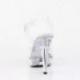Sandales Plateforme Transparentes Strass haut talon | du 34,5 au 44