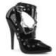 Escarpin Fetish à Clous DOMINA-118 - Design BDSM Premium Verni