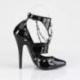 Escarpin Fetish à Clous DOMINA-118 - Design BDSM Premium Verni