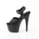 Chaussure pole dance noire talon 18 cm Pleaser ADO708UL/BPU/M