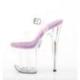 Chaussure pole dance transparente talon 20 cm Pleaser FLAM808/C-LV/C