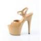 Chaussure pole dance café talon 18 cm Pleaser ADO709/TF/M
