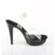 Sandale Plateforme Noire et Transparente | Du 34.5 au 44 | COCKTAIL-508